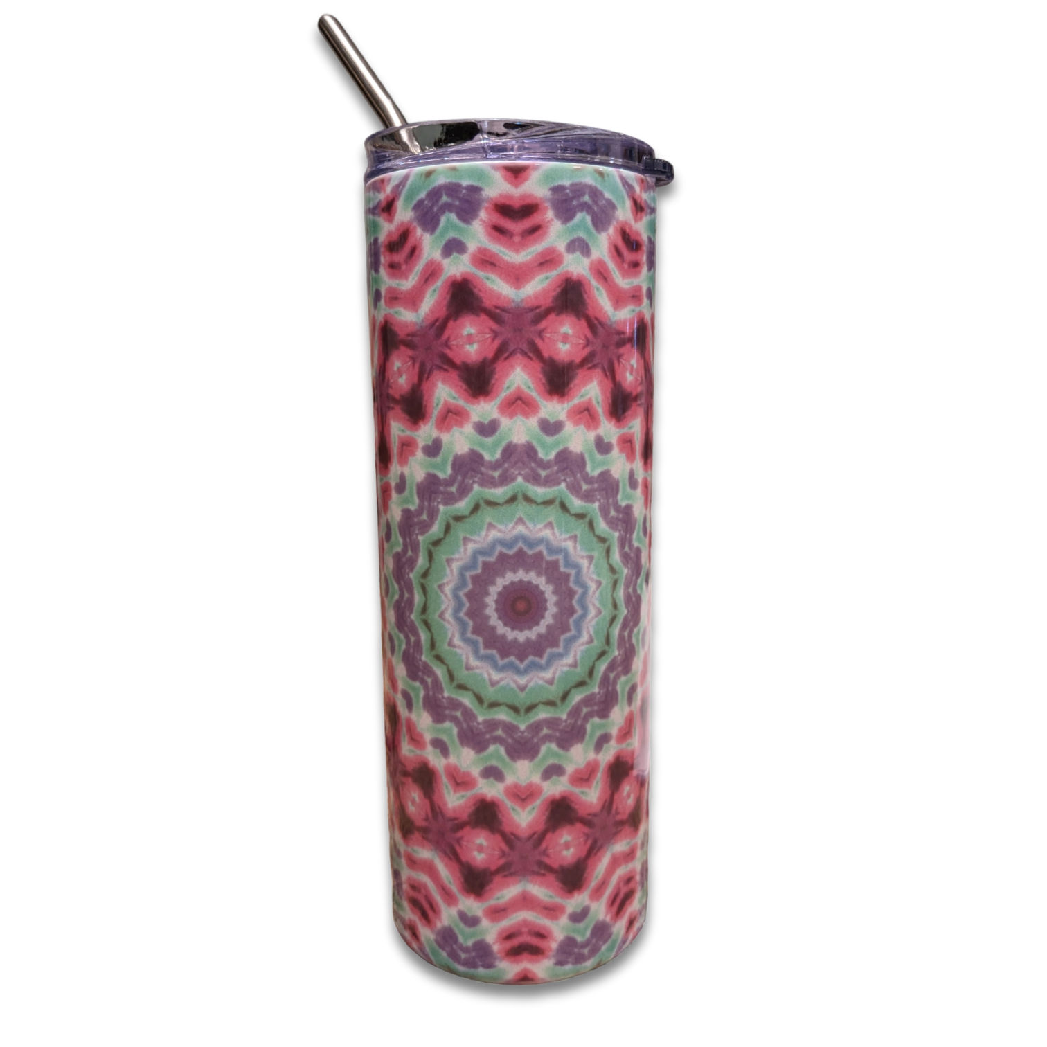 Carnival Kaleidoscope 20 Oz Skinny Tumbler In The Fold Apparel